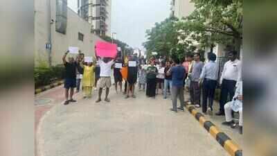 Residents protest hike in upkeep fee at Godrej Oasis