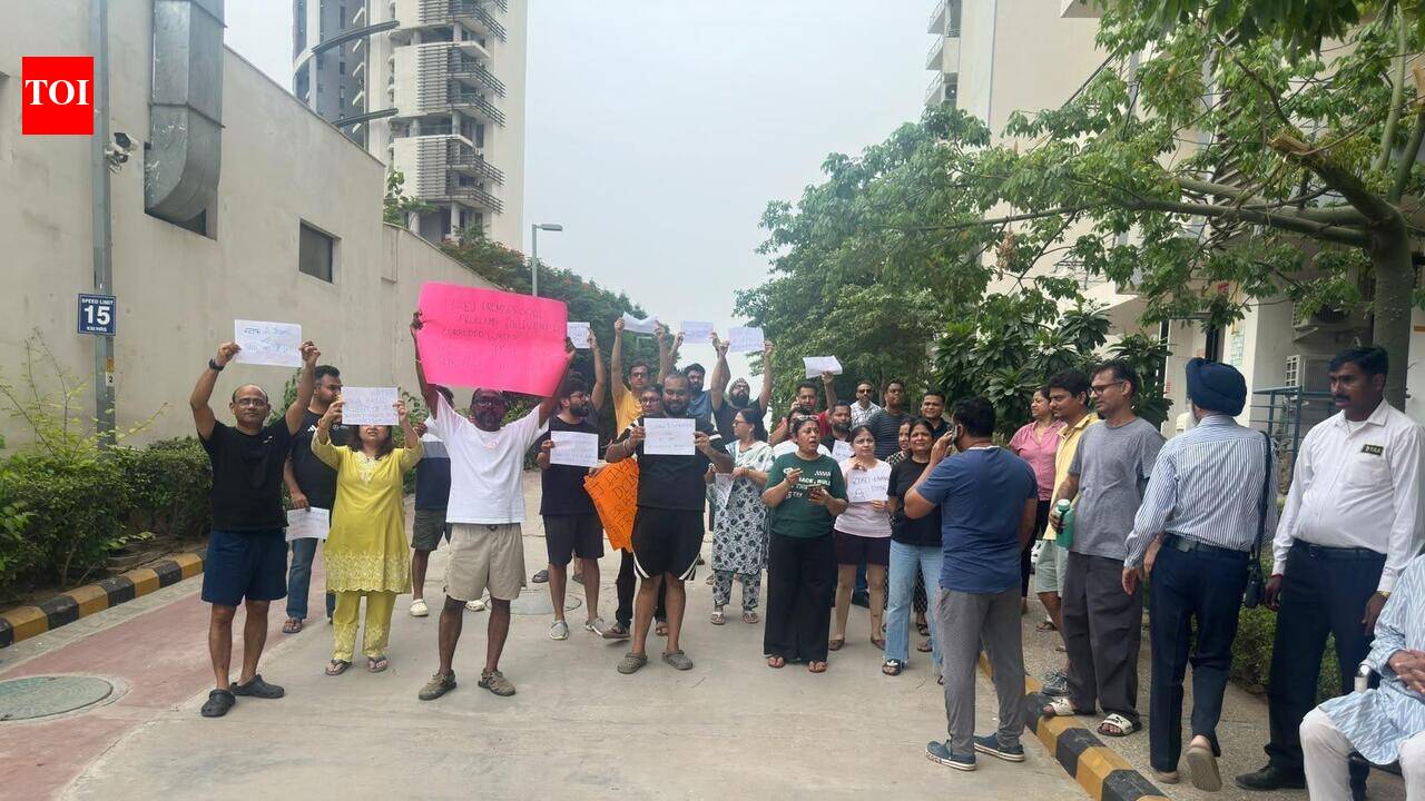 Residents protest hike in upkeep fee at Godrej Oasis