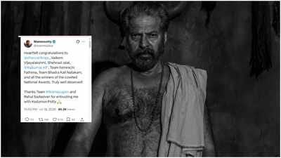 Mammootty REACTS to 72nd National Film Awards win; thanks 'Bramayugam' team; congratulates fellow winners