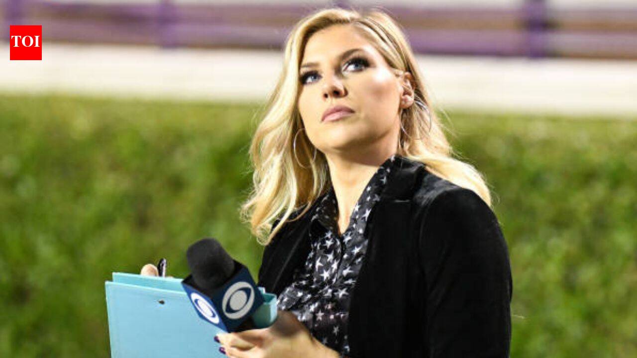 CBS NFL reporter Melanie Collins turns heads with a stylish golf course look while enjoying the offseason