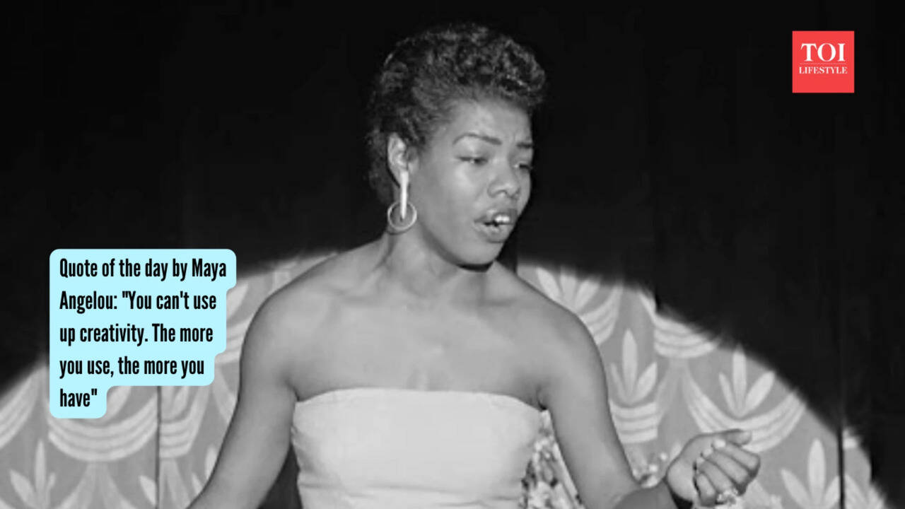 Quote of the day by Maya Angelou: 