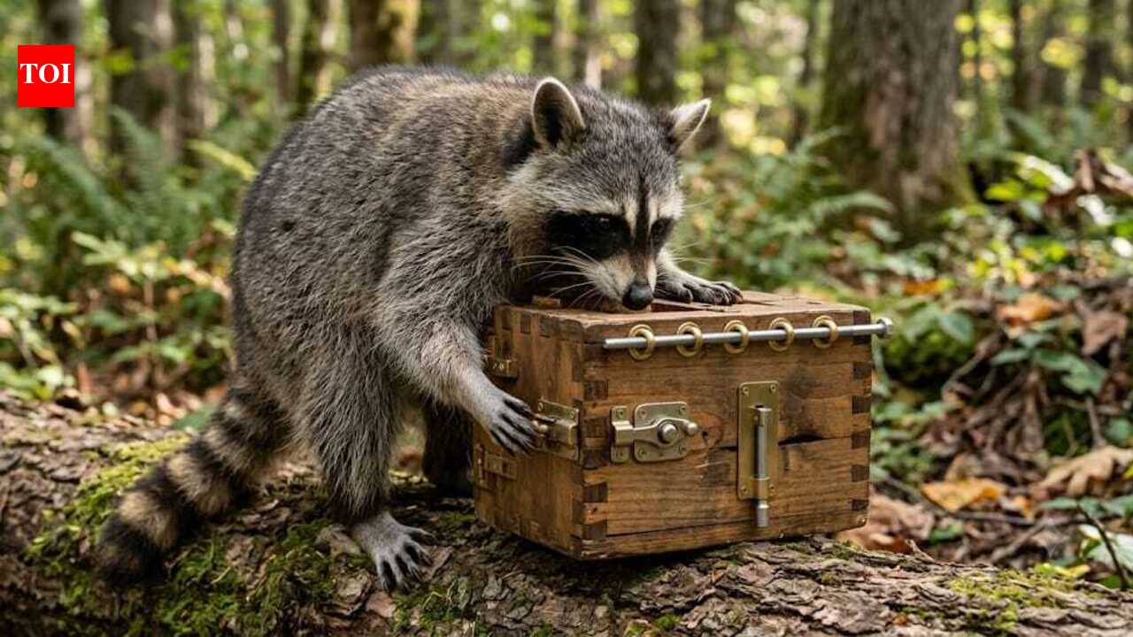 Scientists gave wild raccoons four-lock puzzle boxes to test their problem-solving skills, but the animals opened them using completely different techniques