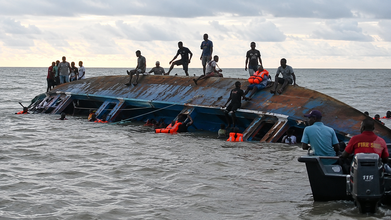 Ferry carrying 116 people capsizes off Guyana coast