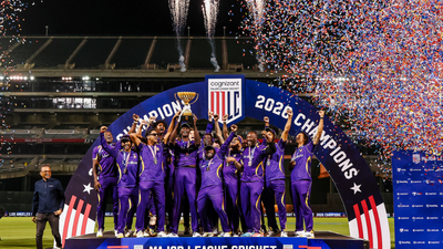 Shah Rukh Khan celebrates LA Knight Riders' maiden MLC title after thrilling final win