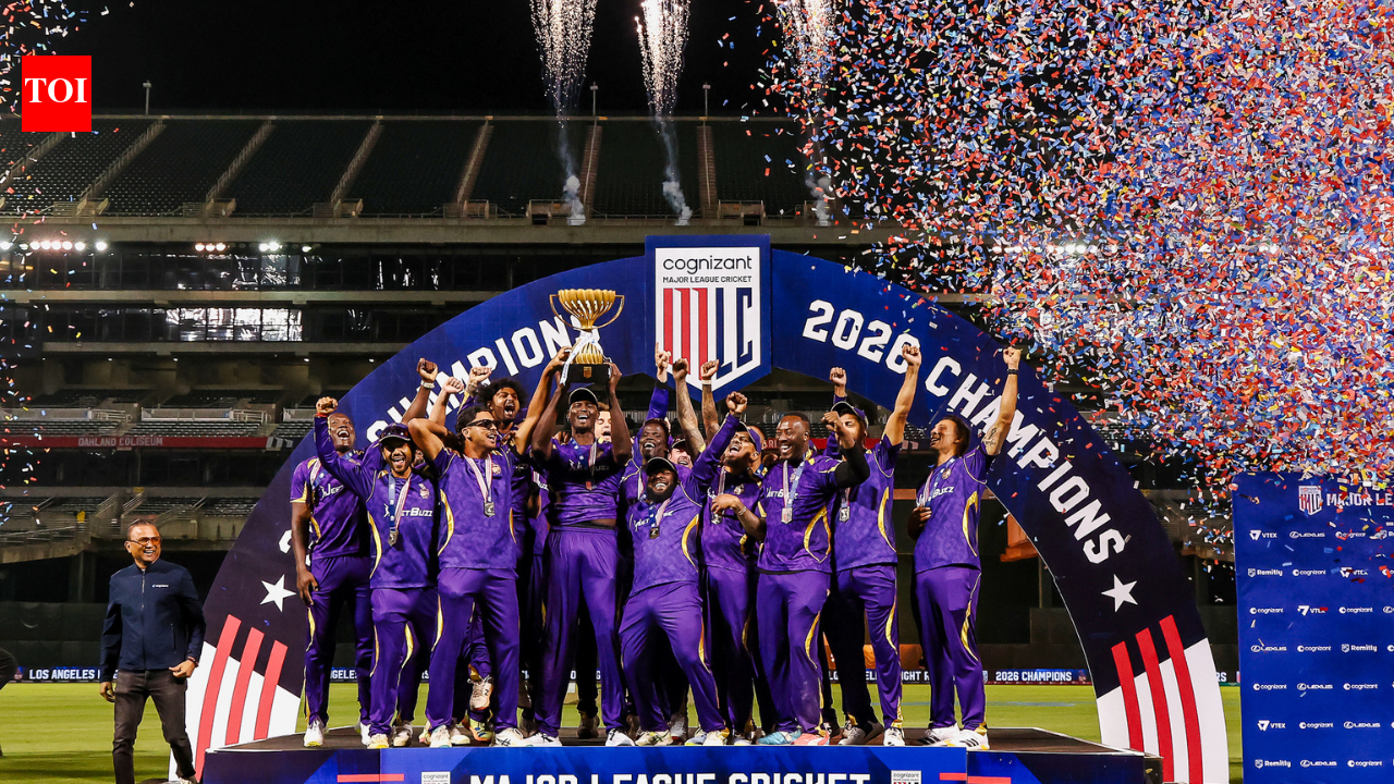 Shah Rukh Khan celebrates LA Knight Riders' maiden MLC title after thrilling final win