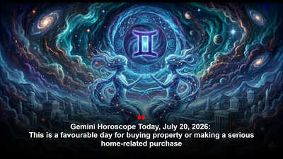 Gemini Horoscope Today, July 20, 2026: This is a favourable day for buying property or making a serious home-related purchase