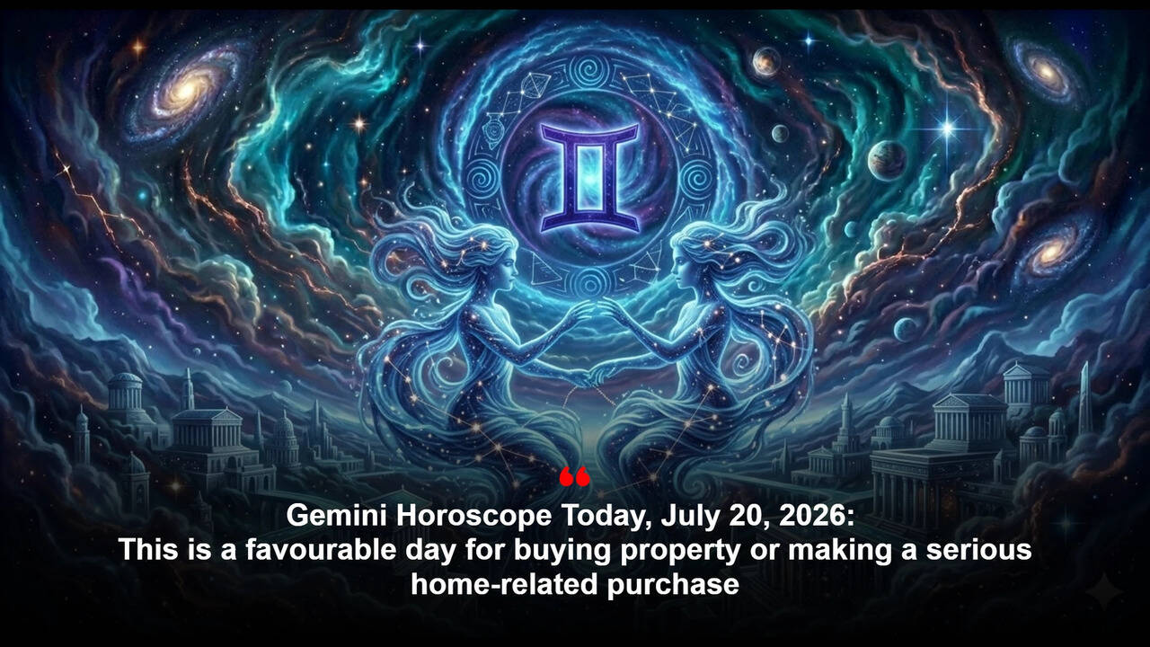 Gemini Horoscope Today, July 20, 2026: This is a favourable day for buying property or making a serious home-related purchase