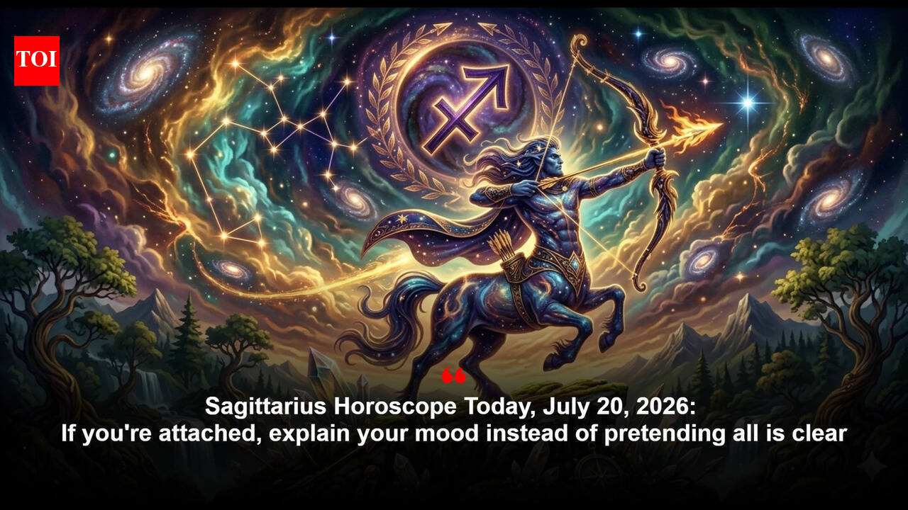 Sagittarius Horoscope Today, July 20, 2026: If you're attached, explain your mood instead of pretending all is clear