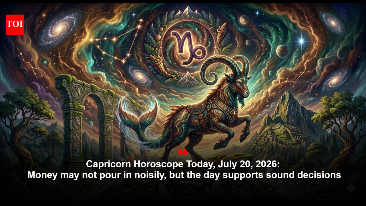 Capricorn Horoscope Today, July 20, 2026: Money may not pour in noisily, but the day supports sound decisions