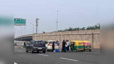 Despite ban, slow-moving vehicles still swarm high-speed corridors in city