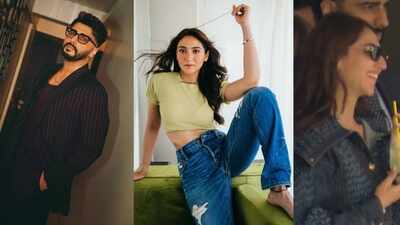 Arjun Kapoor, Sahiba Bali spark dating rumours as they get spotted together at Lord's with Yuvraj Singh, during India Vs England third ODI on Sunday