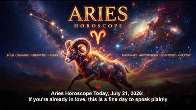 Aries Horoscope Today, July 21, 2026: If you're already in love, this is a fine day to speak plainly
