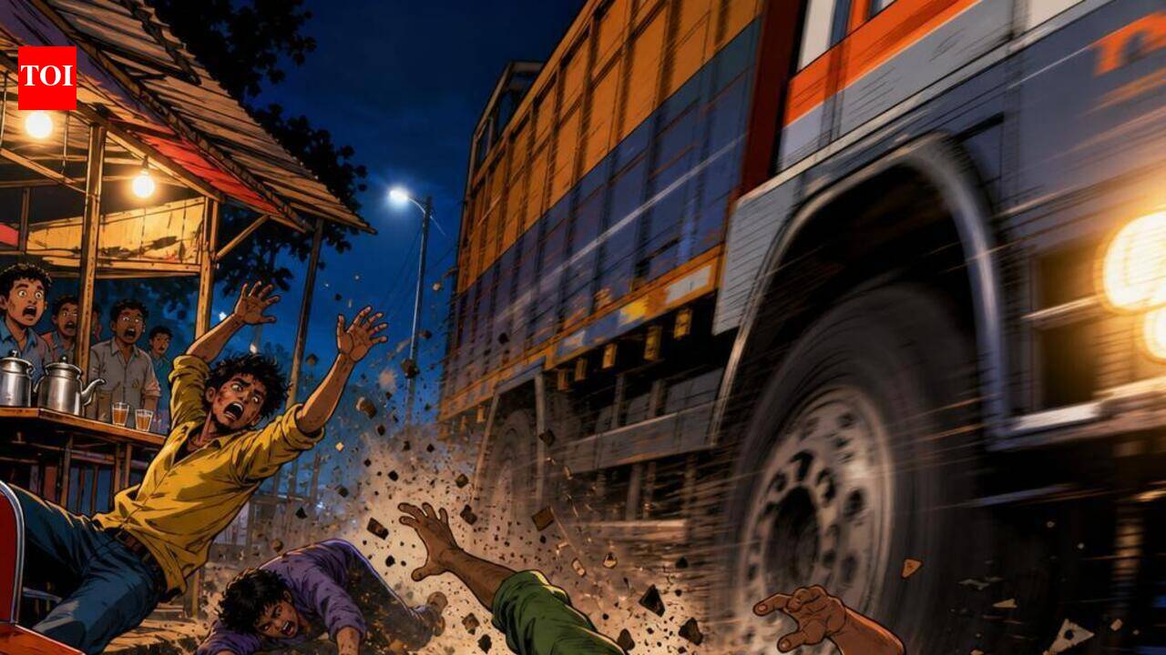 4 killed as heavy vehicle mows down youths in MP’s Narsinghpur