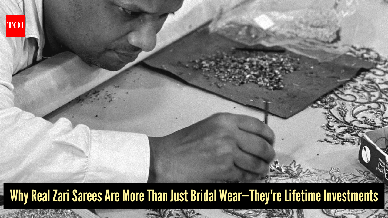 Real zari explained: Why these metallic threads make sarees so valuable