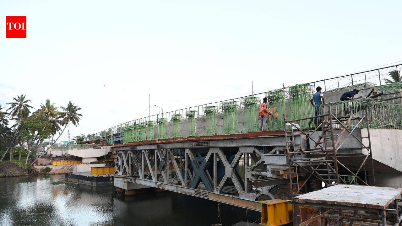 Thiruvallam service bridge likely to open in four months as NHAI speeds up work