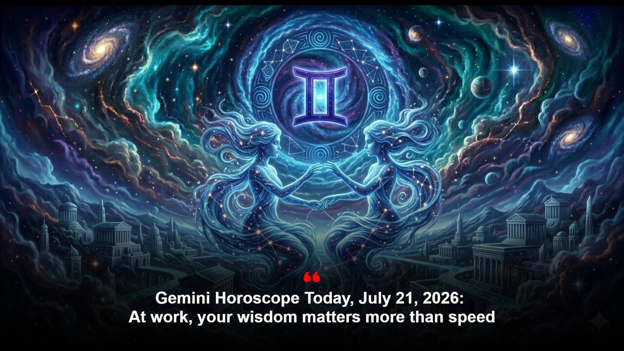 Gemini Horoscope Today, July 21, 2026: At work, your wisdom matters more than speed