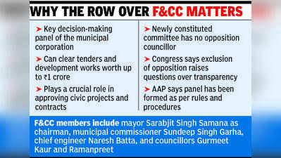Mohali F&CC formed, Congress objects to exclusion from panel