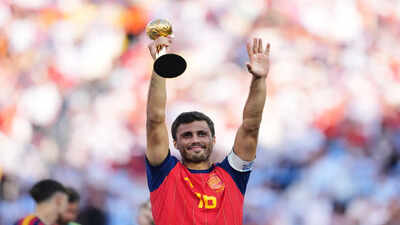 Spain's Rodri beats Lionel Messi and Kylian Mbappé as FIFA names World Cup's best player
