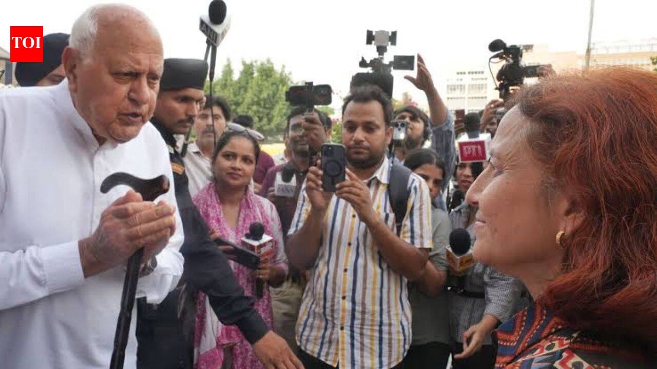 Farooq Abdullah meets Wangchuk’s wife, wishes him good health