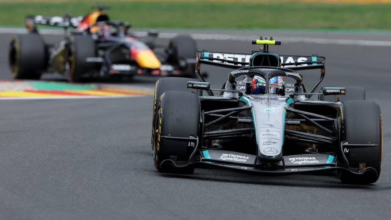 Formula 1 Belgian GP: Antonelli takes victory as Russell retires on Lap 1