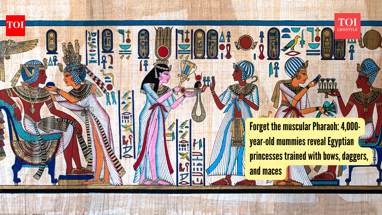 Forget the muscular Pharaoh: 4,000-year-old mummies reveal Egyptian princesses trained with bows, daggers, and maces