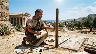 More than 2,200 years ago, an ancient Greek scholar calculated the Earth's circumference with a stick and the Sun