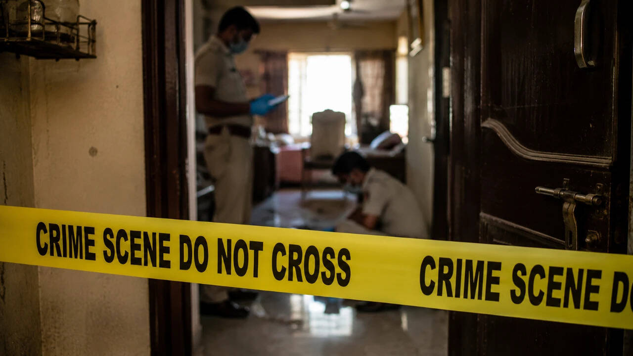 Locked flat, confession voicemail: Thane couple booked for murdering woman’s lover