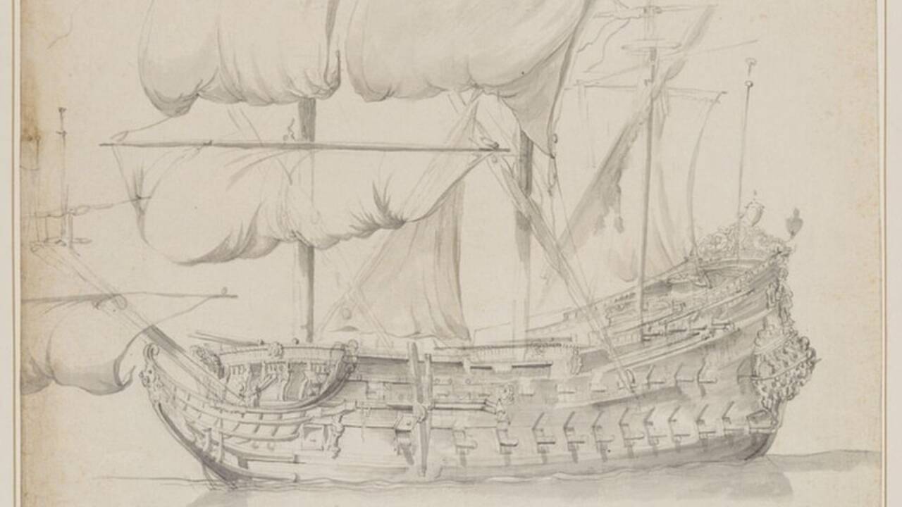 A mystery wreck off the English coast was identified in 2023 as a Dutch warship sunk in a 1672 ambush, still loaded with the Italian marble it was carrying home