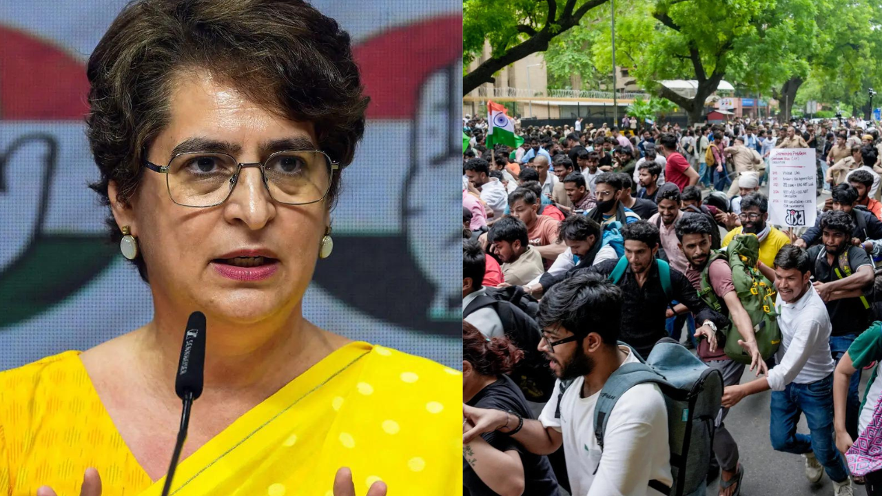 ‘ये हमारे बच्चे हैं’: सीजेपी विरोध प्रदर्शन में पुलिस कार्रवाई पर प्रियंका गांधी ने केंद्र की आलोचना की | भारत समाचार