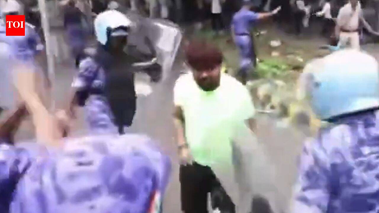 'Maaro sir': Video of protester standing firm amid Delhi Police crackdown goes viral