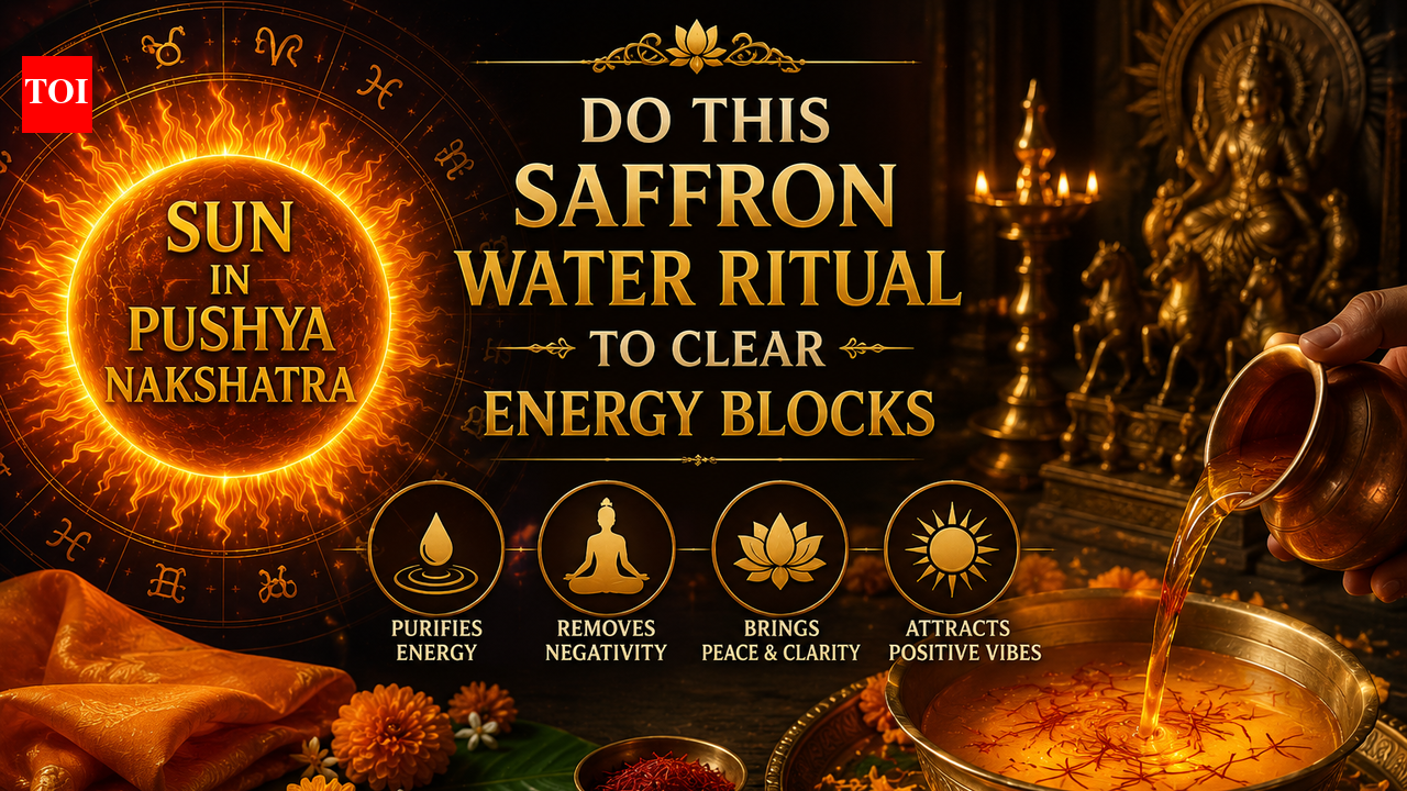 Sun In Pushya Nakshatra 2026: Do This Saffron Water Ritual To Clear Energy Blocks
