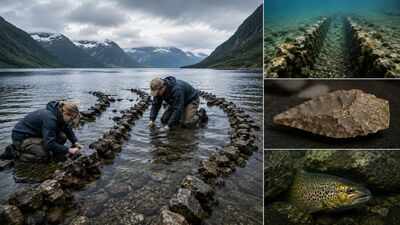 Archaeologists uncover 7,000-year-old fish traps that rewrite the story of life before farming in Scandinavia