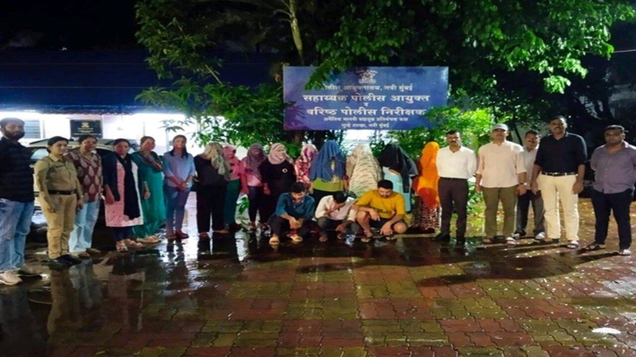9 woman rescued from flesh trade in Taloja lodge, 3 accused held