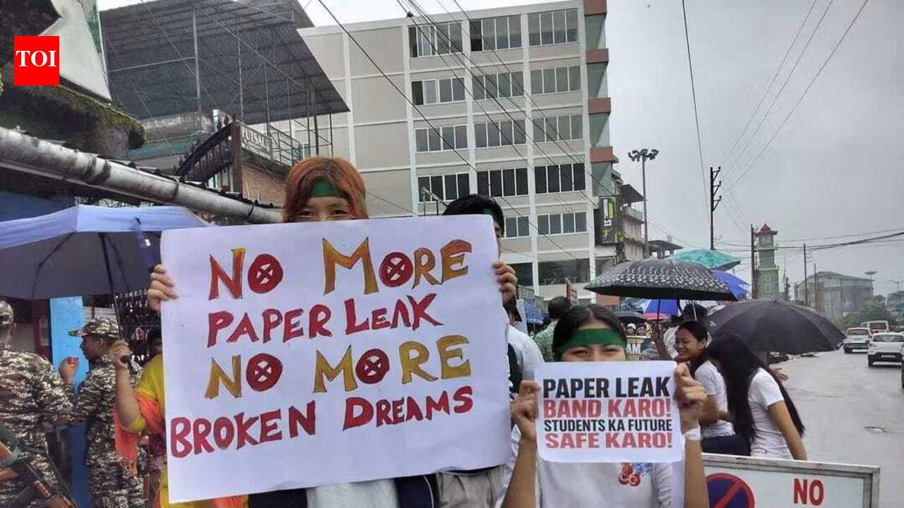 Thousands protest in Itanagar against Wangchuk detention, paper leak scams