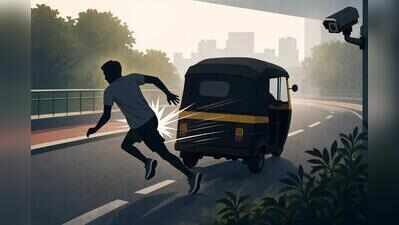 Morning runner in Pune sustains serious injuries after autorickshaw hit him