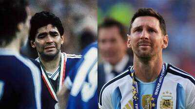 Shades of Diego Maradona's 1990 FIFA World Cup final in Lionel Messi's 2026 journey