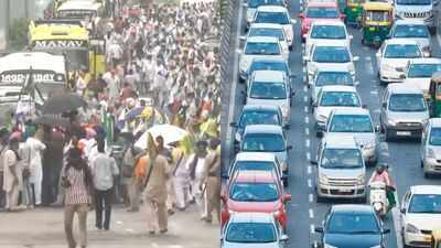 Delhi traffic police issues advisory ahead of farmers' protest at Kisan Ghat; check affected routes