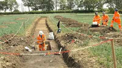 A 1,740-year-old Roman coin was found during an English railway dig, revealing a hidden world beneath the ground