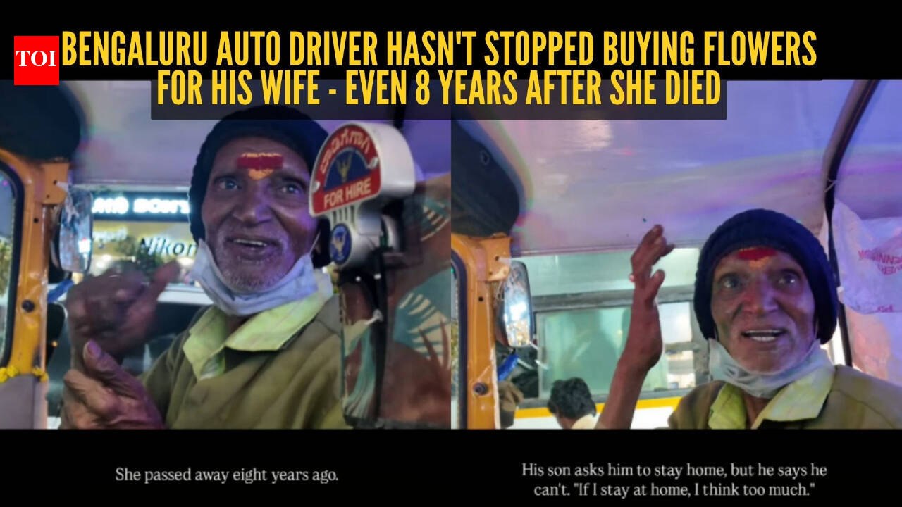 Meet the Bengaluru auto driver who still buys flowers for his wife 8 years after her death
