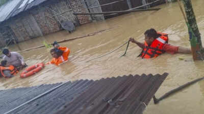 Assam flood toll rises to 11; over 3.10 lakh affected as major rivers remain in spate