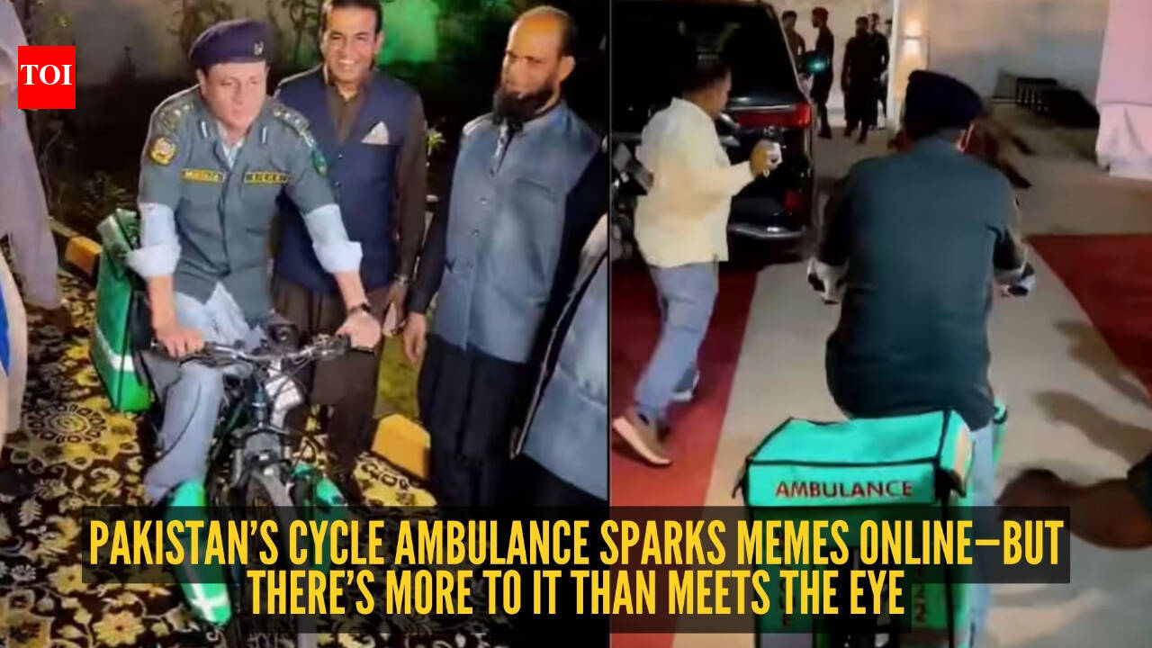 Pakistan’s ‘Cycle Ambulance’ is being mocked online, but the real reason behind it may surprise you