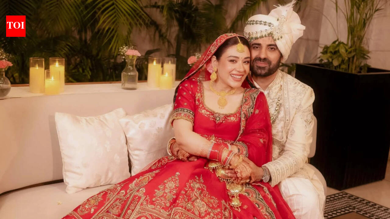 Aanchal Singh reveals why she chose a classic red bridal look, says it was her mother’s dream
