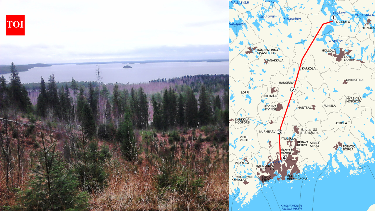 Helsinki’s tap water crawls for nine days through a 120-kilometre tunnel blasted into solid bedrock: One of the longest tunnels on Earth, hidden entirely underground