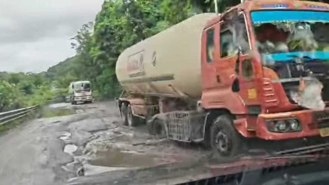 Craters pose safety risks for travellers on Pottangi-Sunki road