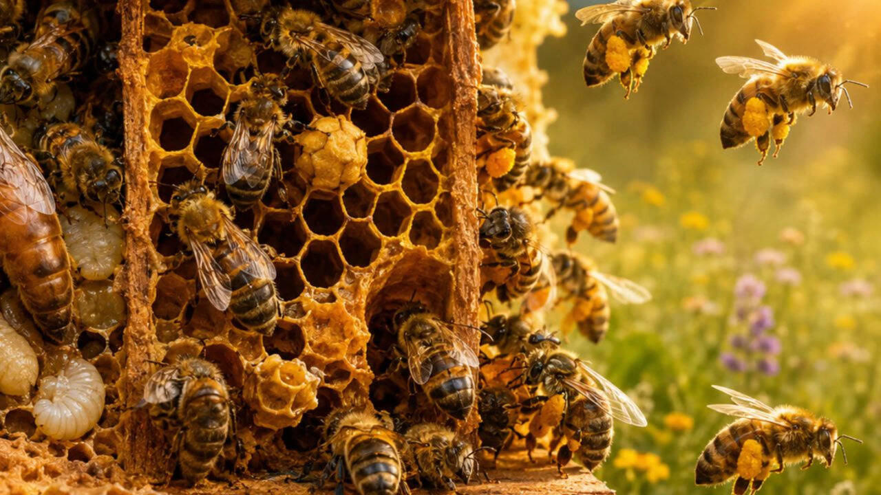Scientists studying bee brains found clues to how colonies coordinate complex behaviour without a central