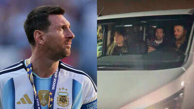 WATCH: Lionel Messi returns home to Rosario after World Cup heartbreak; fans wait hours for a glimpse