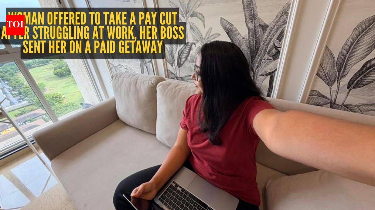 Woman offered to take a pay cut after struggling at work; her boss sent her on a paid getaway
