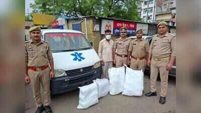 Man uses ambulance to smuggle 64kg cannabis, arrested