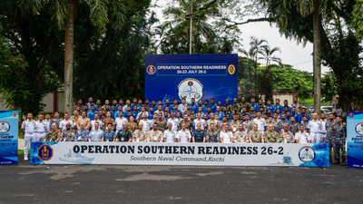 India hosts maiden Op Southern Readiness in Kochi, 26 nations join maritime exercise