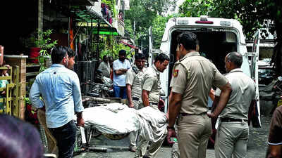 'Iron gate leading to staircase was latched': Woman, two daughters killed in third floor house fire in south Delhi
